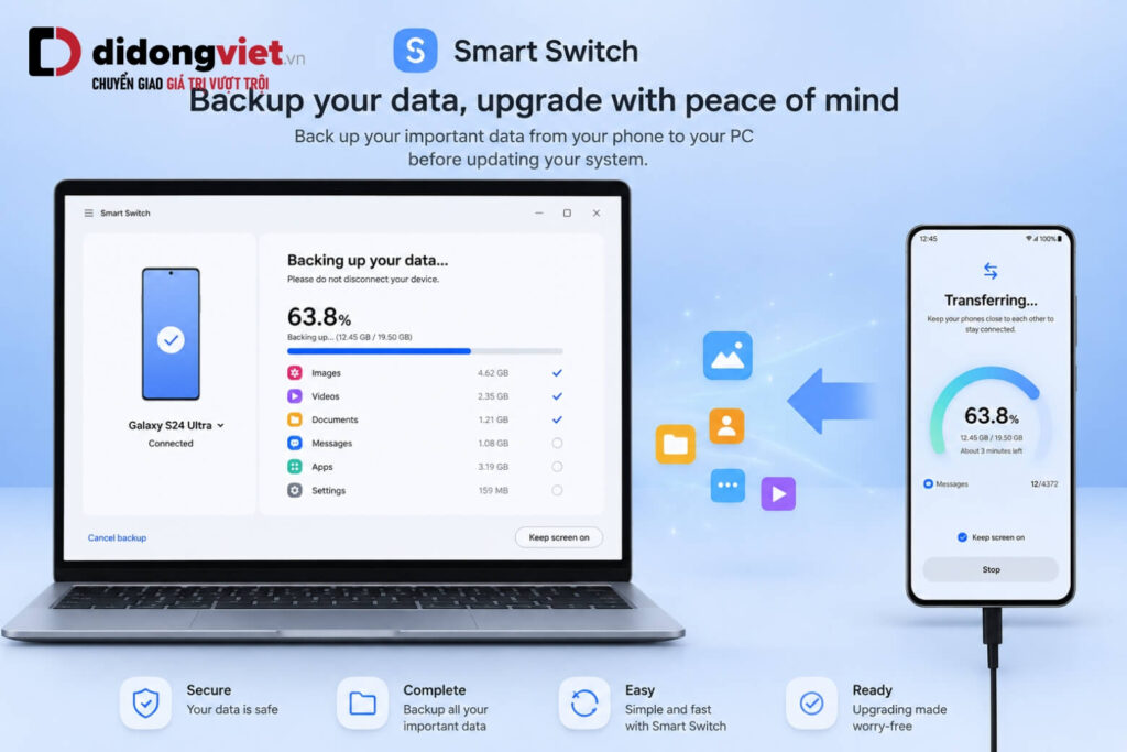 Bản cập nhật One UI 9.0 trên Samsung có gì mới và danh sách thiết bị hỗ trợ 8 Nguy cơ mất dữ liệu khi lên One UI 9.0 Beta: Bắt buộc phải làm ngay bước này trước khi cập nhật!