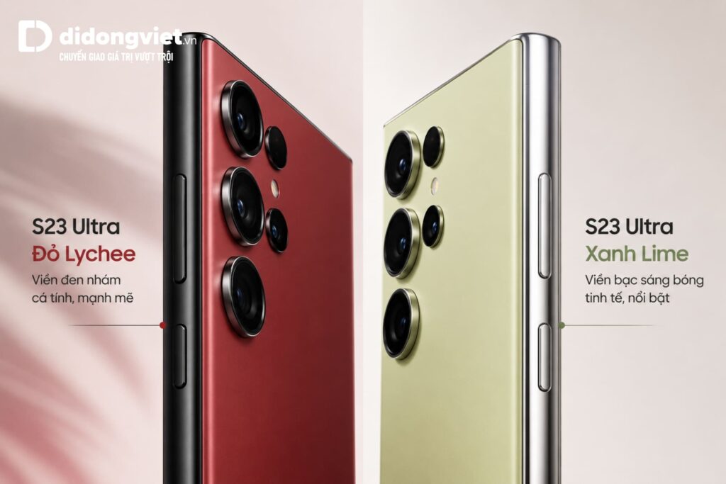 Samsung Galaxy S23 Ultra có mấy màu? Màu nào giấu xước tốt trong thời gian dài 5 Samsung Galaxy S23 Ultra có mấy màu?