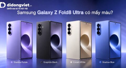 Samsung Galaxy Z Fold8 Ultra có mấy màu? Màu nào đẹp? Nên chọn mua màu nào?