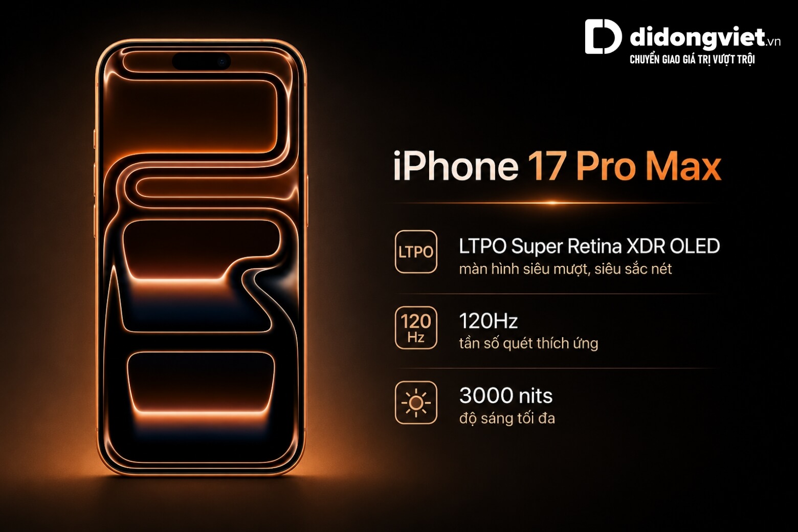 So sánh iPhone 17 Pro Max và Samsung S26 Ultra: Cuộc đối đầu về thông số kỹ thuật 19 So sánh iPhone 17 Pro Max và Samsung S26 Ultra về màn hình hiển thị