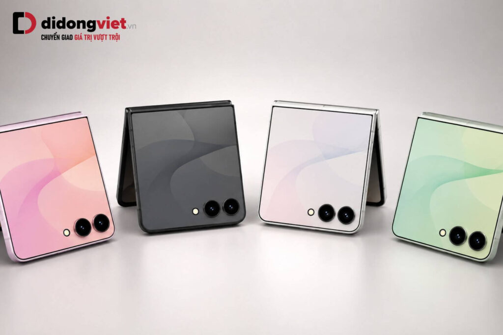 Samsung Z Flip8 có mấy màu? Đánh giá thực tế và bài toán kinh tế lên đời 8 4 phiên bản màu sắc chính thức của Samsung Galaxy Z Flip8 bao gồm Hồng Rosé, Đen Graphite, Trắng Cream và Xanh Mint