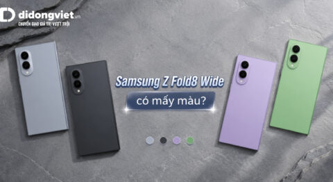 Samsung Z Fold8 Wide có mấy màu? Tư vấn chọn màu sắc thực tế