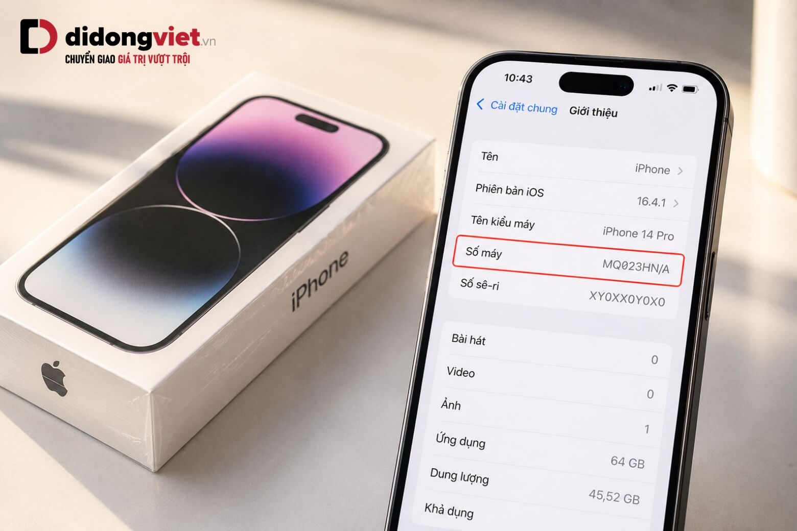 Số máy iPhone bắt đầu bằng chữ M là gì? Hướng dẫn tra cứu chuẩn xác 5 Số máy iPhone bắt đầu bằng chữ M là mã định danh