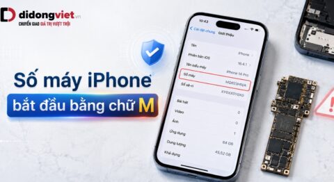Số máy iPhone bắt đầu bằng chữ M là gì? Hướng dẫn tra cứu chuẩn xác