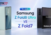 Tin đồn: So sánh Samsung Z Fold8 Ultra và Z Fold7 – Nên mua máy nào? So sánh Samsung Z Fold8 Ultra và Z Fold7