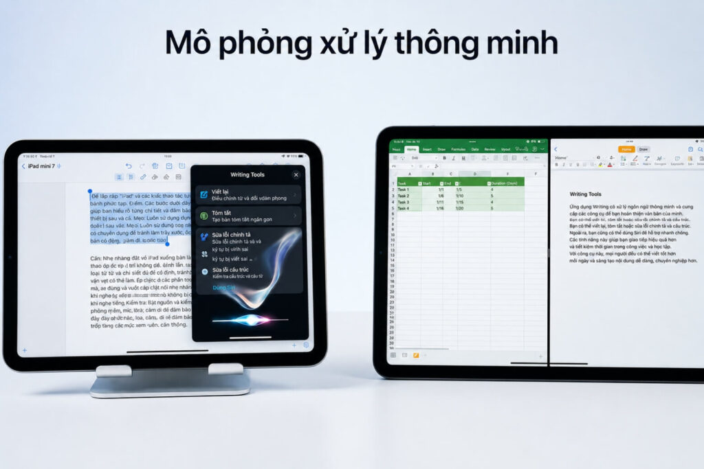 So sánh iPad mini 7 và iPad A16: Chọn sức mạnh AI hay không gian lớn? 7 iPad mini 7 vượt trội với A17 Pro và 8GB RAM, sẵn sàng cho Apple Intelligence.