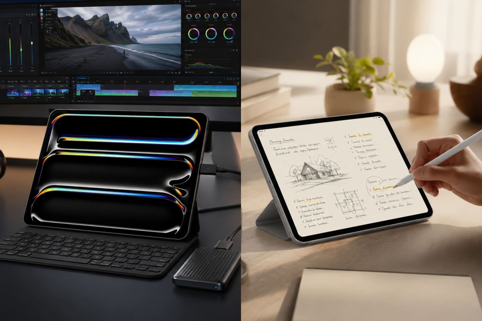So sánh iPad Pro M5 và iPad Air M4: Khác biệt nào đáng trả thêm? 7 So sánh kết nối, màn hình ngoài và phụ kiện