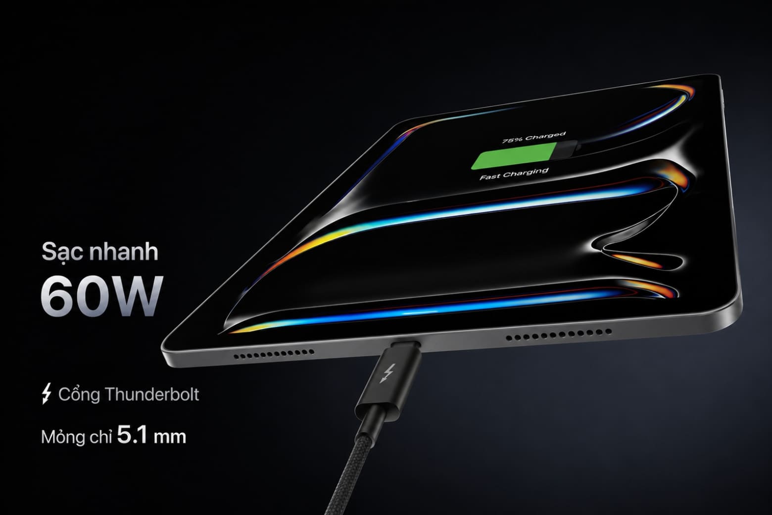 So sánh iPad Pro M5 và iPad Pro M4 để tìm bản nâng cấp xứng đáng 5 Đánh giá hệ thống tản nhiệt và công suất sạc 60W trên iPad Pro M5