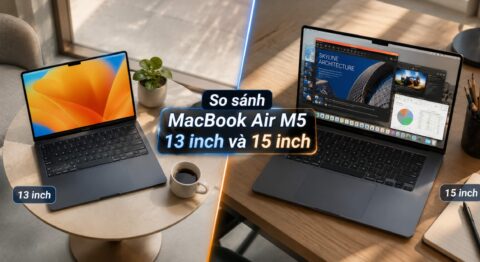 So sánh MacBook Air M5 13 inch và 15 inch để tìm ra phiên bản phù hợp