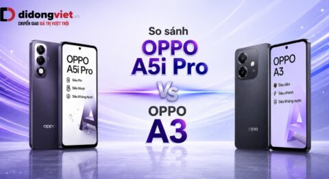 So sánh OPPO A5i Pro và OPPO A3: Khác biệt thực tế khi chênh lệch 1.5 triệu So sánh OPPO A5i Pro và OPPO A3