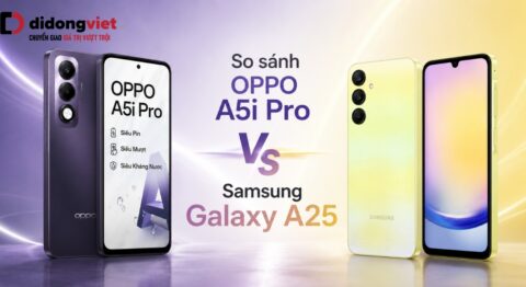 So sánh OPPO A5i Pro và Samsung Galaxy A25