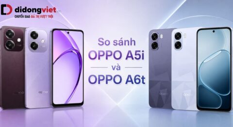 So sánh OPPO A5i và OPPO A6t