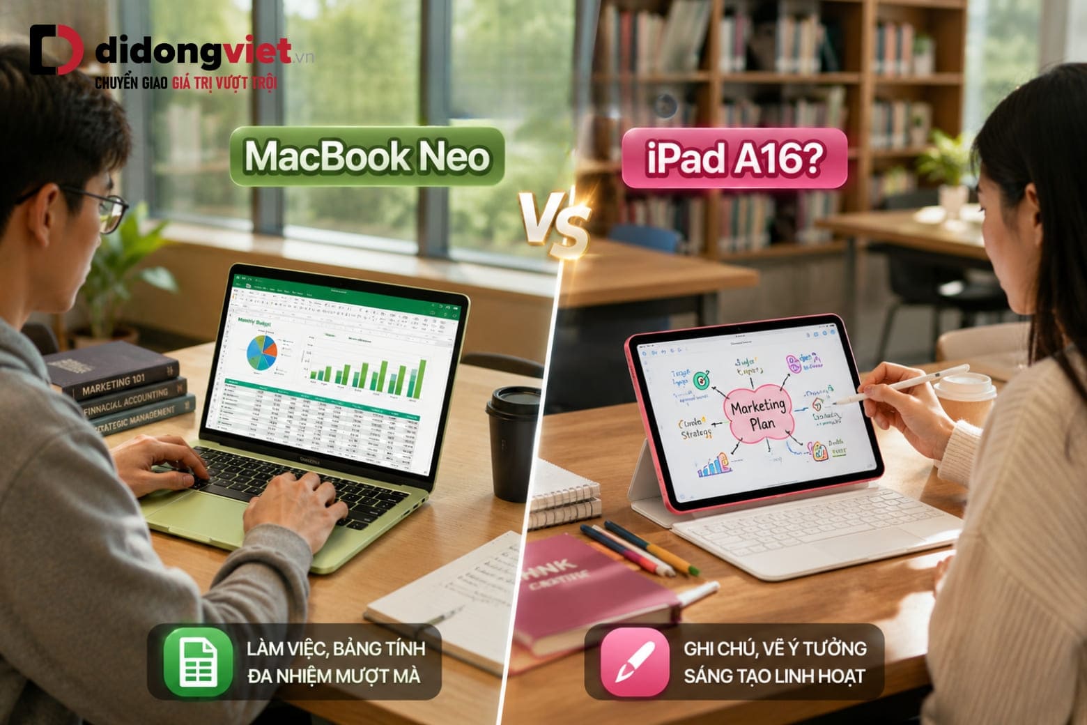 Nên mua MacBook Neo hay iPad A16 cho nhu cầu học tập và làm việc? 7 Tính di động và trải nghiệm thực tế