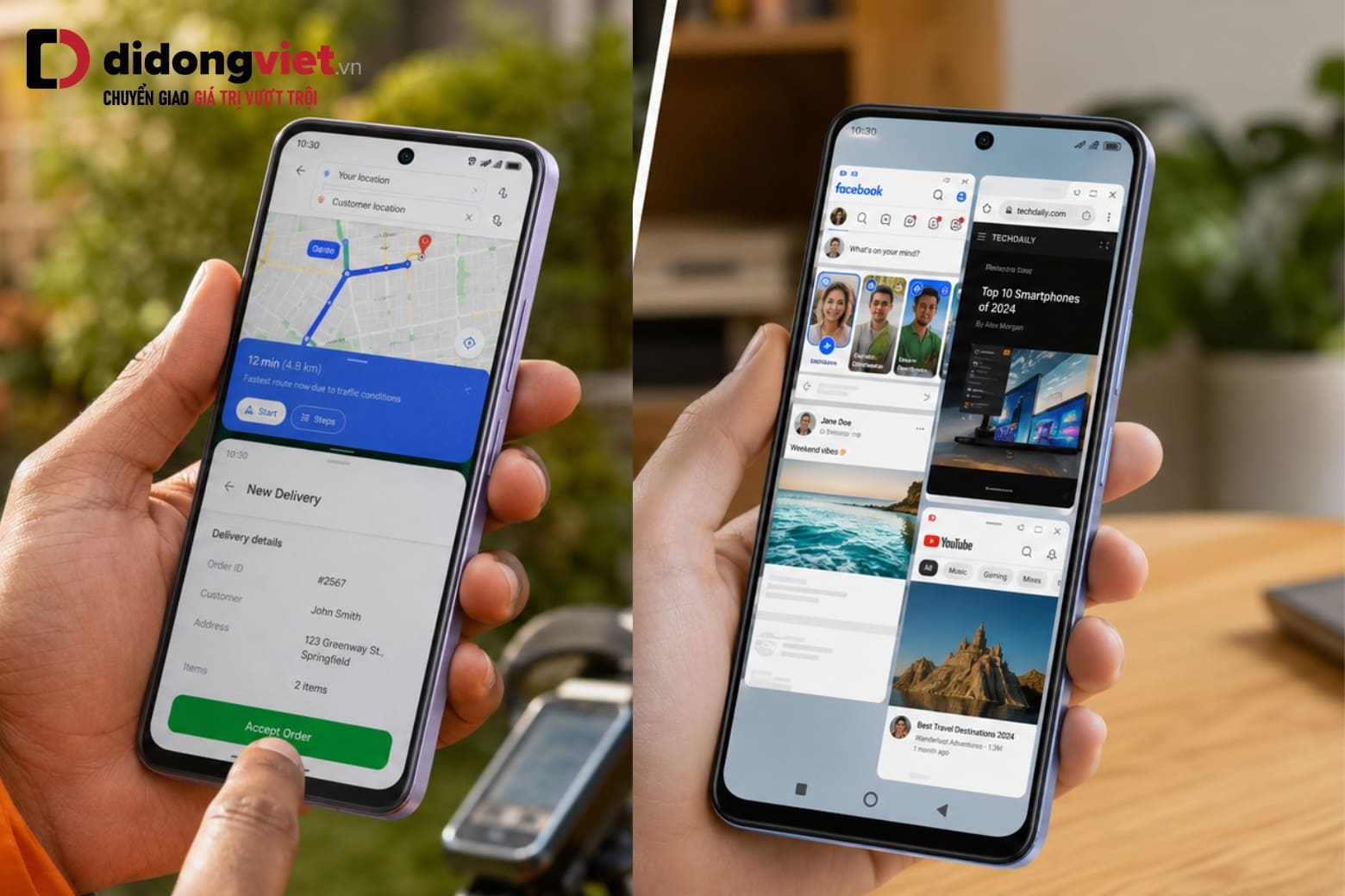 So sánh OPPO A5i và POCO M6 chi tiết theo nhu cầu sử dụng thực tế 7 So sánh đa nhiệm OPPO A5i và POCO M6