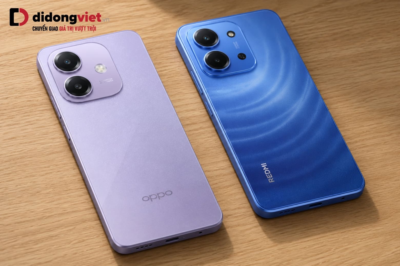So sánh OPPO A5i và REDMI 15C lựa chọn nào phù hợp cho nhu cầu máy phụ giá rẻ 6 So sánh thiết kế mặt lưng và độ dày viền của OPPO A5i và Xiaomi Redmi 15C