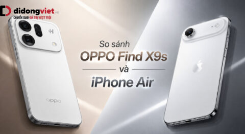 So sánh OPPO Find X9s và iPhone Air: Đánh đổi siêu mỏng hay chọn pin thực dụng?