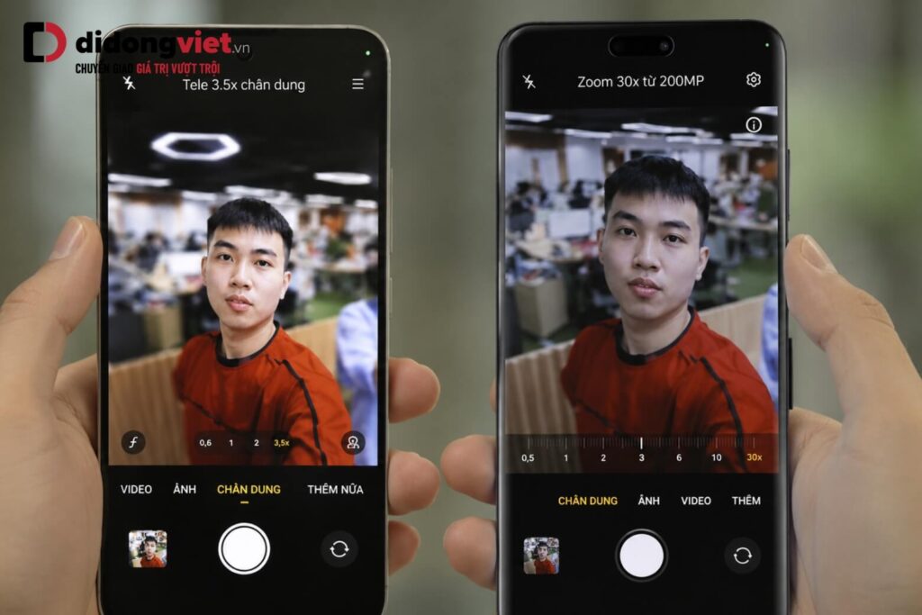So sánh OPPO Reno16 F và Honor 600 theo nhu cầu sử dụng thực tế 11 So sánh giao diện camera chân dung quang học trên OPPO Reno16 F và camera zoom số 200MP trên Honor 600