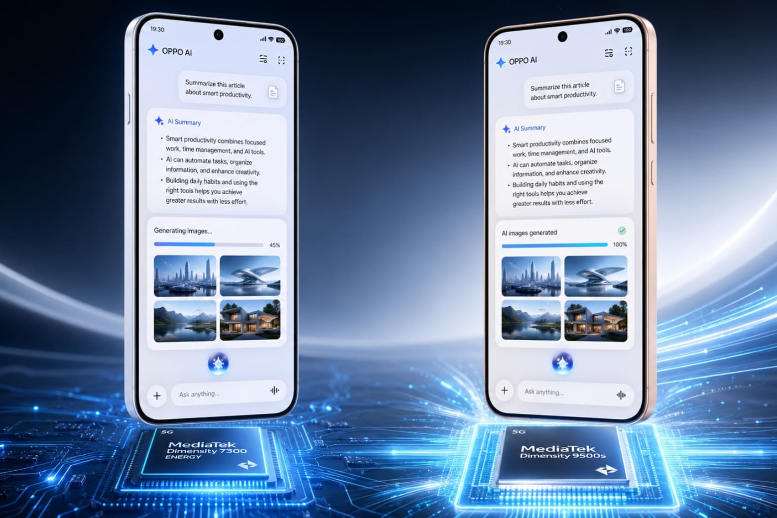 So sánh OPPO Reno16 F và OPPO Find X9s chi tiết từng tiêu chí và nhu cầu sử dụng 6 Tốc độ xử lý thực tế và sự can thiệp của OPPO AI