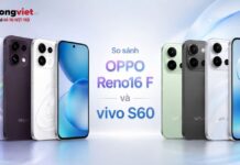 So sánh OPPO Reno16 F và Vivo S60