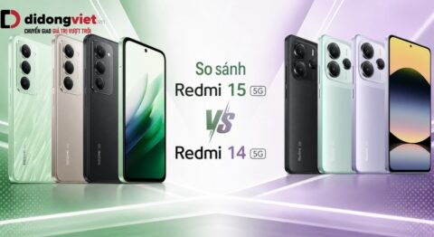 So sánh Redmi 15 5G và Redmi 14 5G