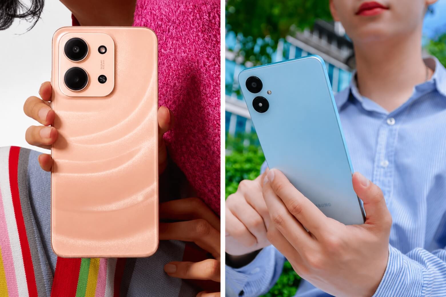 So sánh Redmi 15C và Samsung Galaxy A06 5G: Máy nào đáng mua? 8 So sánh Redmi 15C và Samsung Galaxy A06 5G thiết kế