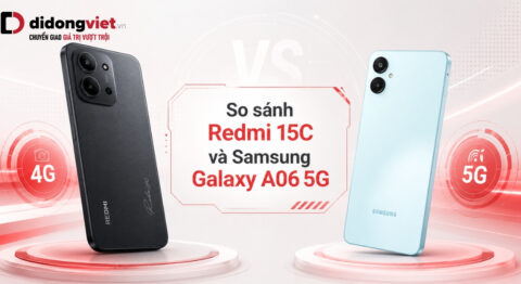 So sánh Redmi 15C và Samsung Galaxy A06 5G