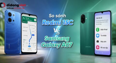 So sánh Redmi 15C và Samsung Galaxy A07