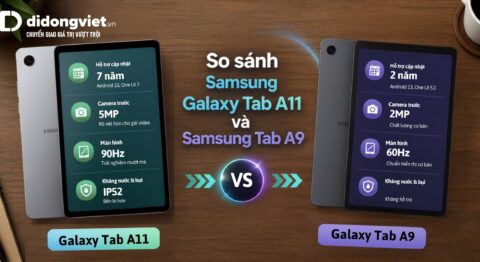 So sánh chi tiết Samsung Galaxy Tab A11 và Galaxy Tab A9 So sánh chi tiết Samsung Galaxy Tab A11 và Galaxy Tab A9