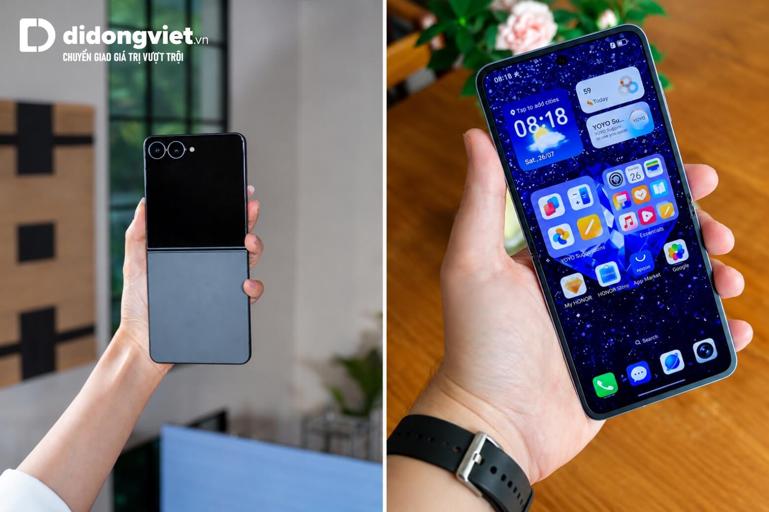 So sánh Samsung Galaxy Z Flip8 và HONOR Magic V Flip 2: Lựa chọn nào phù hợp? 18 So sánh Samsung Galaxy Z Flip8 và HONOR Magic V Flip 2 chọn mua