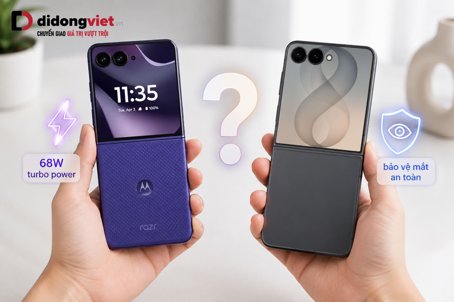 So sánh Samsung Galaxy Z Flip8 và Motorola Razr Ultra 2026: Chọn máy nào? 10 So sánh Samsung Galaxy Z Flip8 và Motorola Razr Ultra 2026 lựa chọn