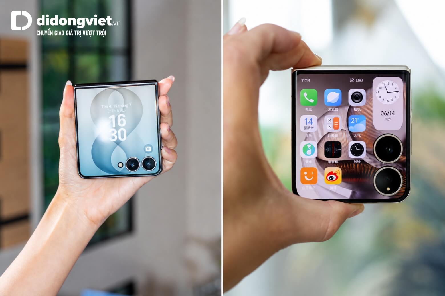 So sánh Samsung Galaxy Z Flip8 và Xiaomi MIX Flip 2: Điện thoại gập nào tốt hơn? 11 So sánh Samsung Galaxy Z Flip8 và Xiaomi MIX Flip 2 camera