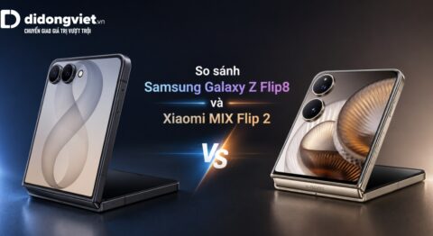 So sánh Samsung Galaxy Z Flip8 và Xiaomi MIX Flip 2