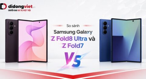 So sánh Samsung Galaxy Z Fold8 Ultra và Z Fold7