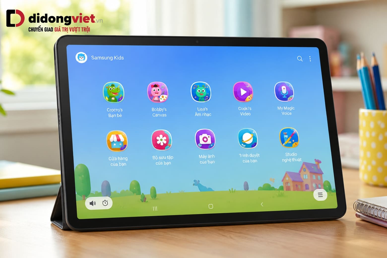 So sánh Samsung Tab A11 và Xiaomi REDMI Pad 2 9.7 theo nhu cầu thực tế 8 Trải nghiệm giao diện Samsung Kids an toàn cho trẻ em trên Galaxy Tab A11