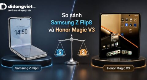 So sánh Samsung Z Flip8 và Honor Magic V3 trong cùng tầm giá So sánh Samsung Z Flip8 và Honor Magic V3 trong cùng tầm giá