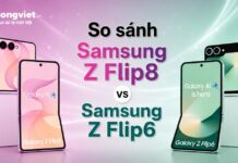 So sánh Samsung Z Flip8 và Z Flip6: Thời điểm hợp lý để lên đời sau 2 năm sử dụng So sánh Samsung Z Flip8 và Z Flip6