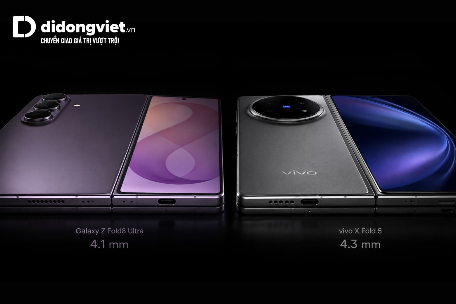 So sánh Samsung Z Fold8 Ultra và vivo X Fold 5 giữa kỹ thuật phần cứng và an toàn tài chính 5 So sánh độ mỏng bản lề giữa Samsung Z Fold8 Ultra và vivo X Fold 5