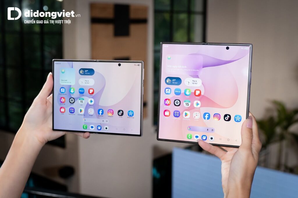 So sánh chi tiết Samsung Z Fold8 Ultra và Z Fold8 bản tiêu chuẩn 11 Galaxy Z Fold8 Ultra nổi bật với màn hình 8.0 inch, tối ưu đa nhiệm và công việc chuyên nghiệp.