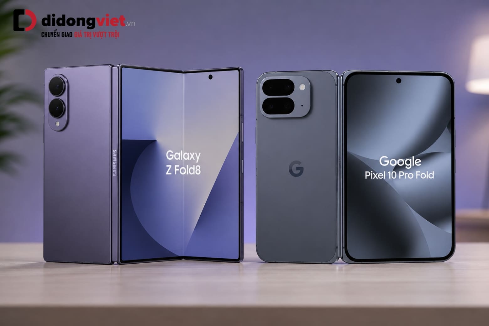 So sánh Samsung Z Fold8 và Google Pixel 10 Pro Fold: Nên chọn máy nào? 5 So sánh thiết kế và độ dày Samsung Galaxy Z Fold8 với Google Pixel 10 Pro Fold