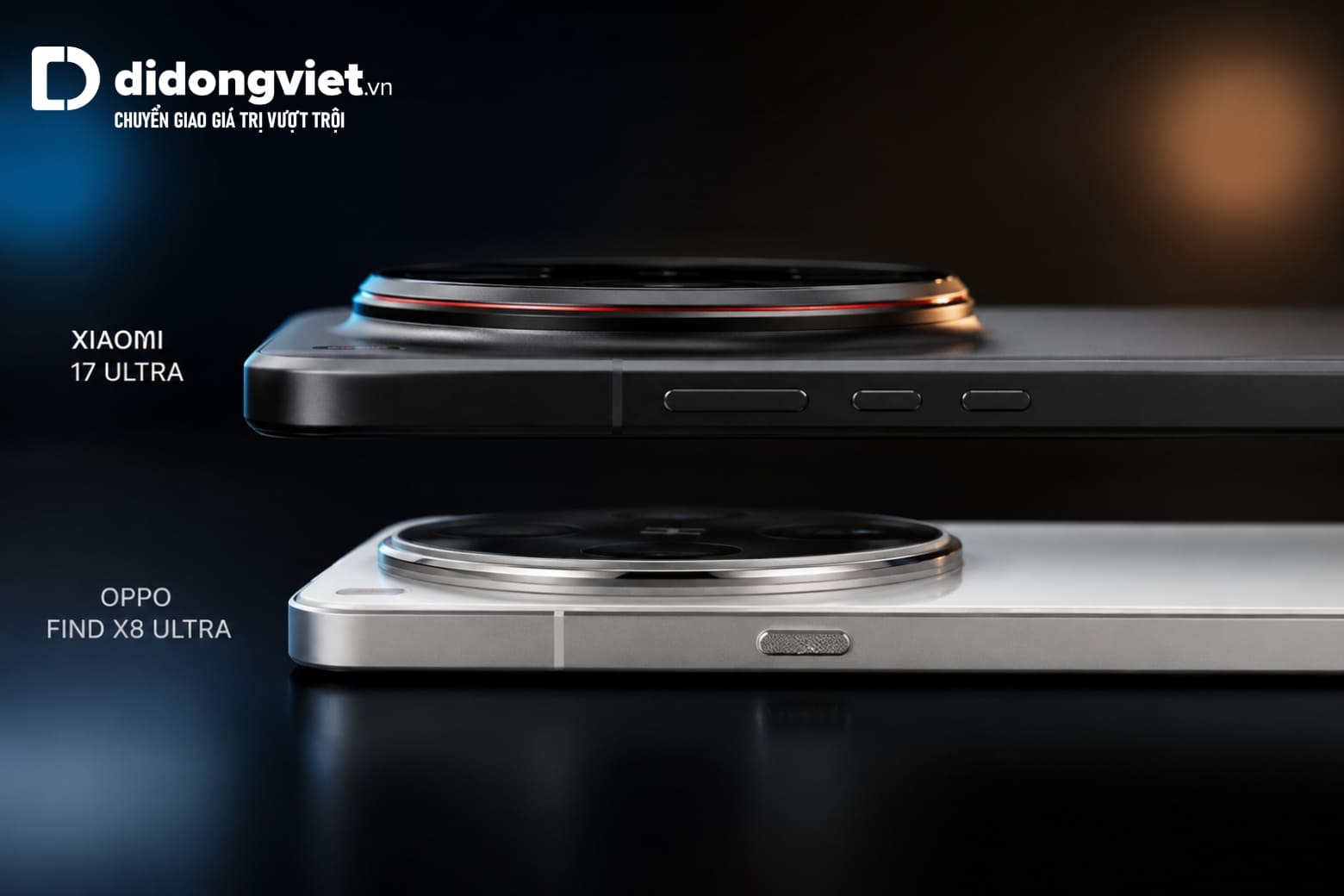 So sánh Xiaomi 17 Ultra và OPPO Find X8 Ultra: Chọn Leica điện ảnh hay Hasselblad chân dung? 6 So sánh độ mỏng và cụm camera lồi trên Xiaomi 17 Ultra và OPPO Find X8 Ultra