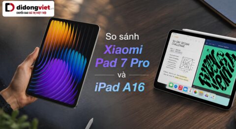 So sánh Xiaomi Pad 7 Pro và iPad A16 dành cho học sinh và nhân viên văn phòng