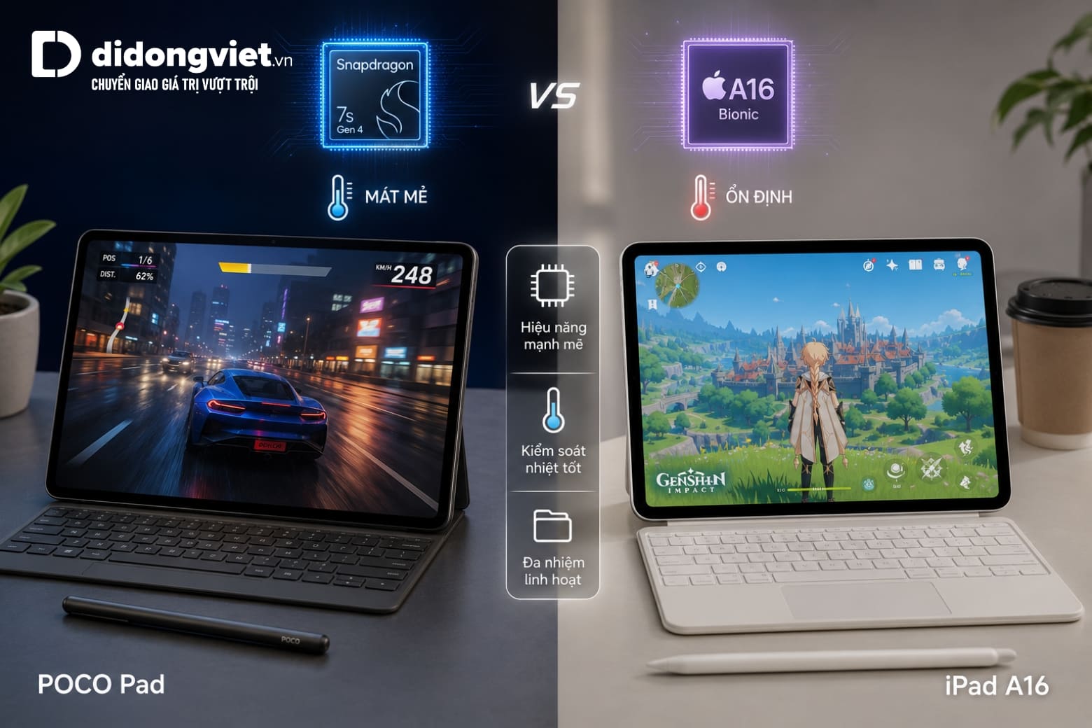 So sánh Xiaomi POCO Pad M1 và iPad A16 để tìm ra lựa chọn phù hợp nhu cầu 7 Đánh giá hiệu năng Xiaomi POCO Pad M1 và iPad A16