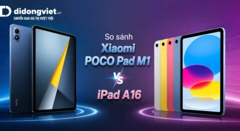 So sánh Xiaomi POCO Pad M1 và iPad A16