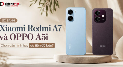 So sánh Xiaomi Redmi A7 và OPPO A5i