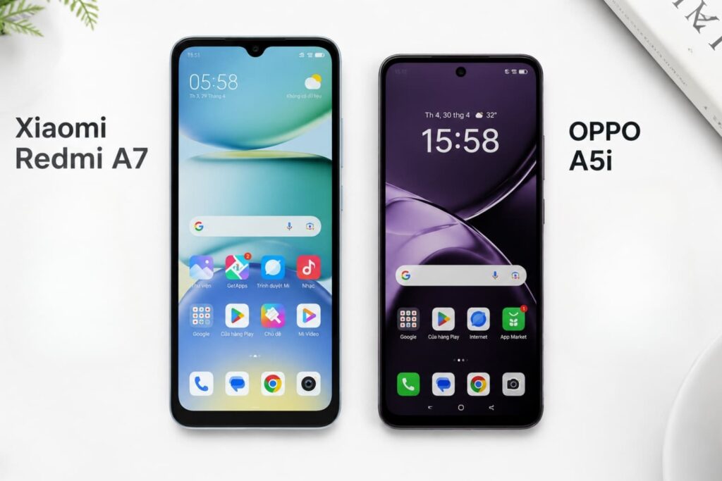 So sánh Xiaomi Redmi A7 và OPPO A5i: Chọn cấu hình hay ưu tiên độ bền? 5 So sánh Xiaomi Redmi A7 và OPPO A5i
