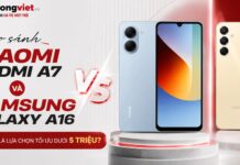 So sánh Xiaomi Redmi A7 và Samsung Galaxy A16: Đâu là lựa chọn tối ưu dưới 5 triệu? So sánh Xiaomi Redmi A7 và Samsung Galaxy A16