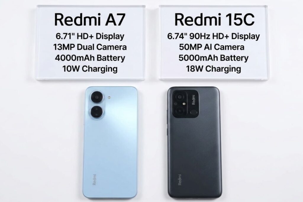 So sánh Xiaomi Redmi A7 và Xiaomi Redmi 15C: Đâu là lựa chọn tối ưu dưới 4 triệu? 4 so sánh xiaomi redma7 và xiaomi redmi 15c