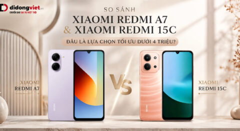 so sánh xiaomi redma7 và xiaomi redmi 15c