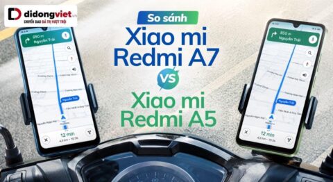 So sánh thực tế Xiaomi Redmi A7 và Xiaomi Redmi A5