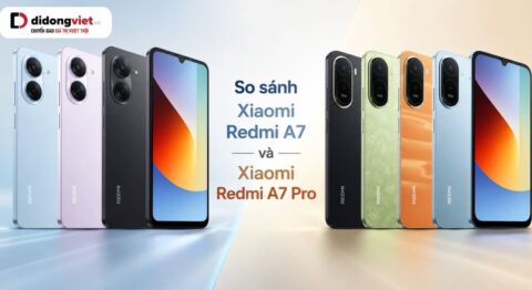 o sánh Xiaomi Redmi A7 và Xiaomi Redmi A7 Pro về thông số